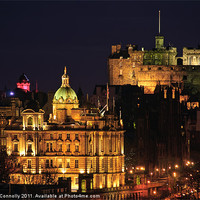 Buy canvas prints of Evening In Edinburgh by Jason Connolly
