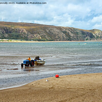 Buy canvas prints of Abersoch Harbour Beach. by Jason Connolly