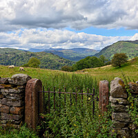 Buy canvas prints of Lakeland Gate Views by Jason Connolly