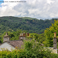 Buy canvas prints of Over The Houses, Ambleside. by Jason Connolly