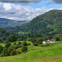 Buy canvas prints of Cumbrian countryside, Ambleside. by Jason Connolly