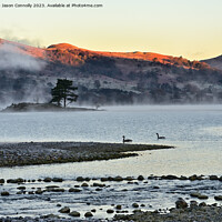 Buy canvas prints of Misty Ullswater by Jason Connolly