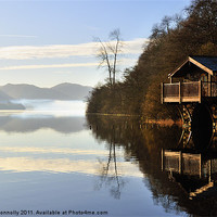 Buy canvas prints of Ullswater Boathouse by Jason Connolly