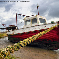 Buy canvas prints of The Boat, Lytham by Jason Connolly