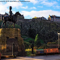 Buy canvas prints of Edinburgh Castle, Scotland by Jason Connolly