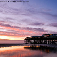Buy canvas prints of Blackpool North Pier Sunset by Jason Connolly