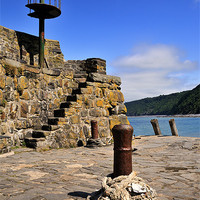 Buy canvas prints of Harbour Wall, Clovelly by Jason Connolly