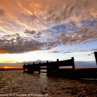 Buy canvas prints of Fylde Coast Sunset by Jason Connolly