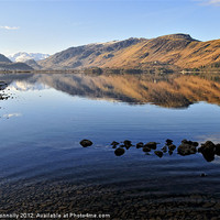 Buy canvas prints of Derwentwater reflections by Jason Connolly