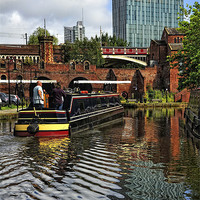 Buy canvas prints of Bridgewater Canal, manchester by Jason Connolly