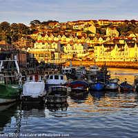 Buy canvas prints of Golden Hour, Brixham by Jason Connolly