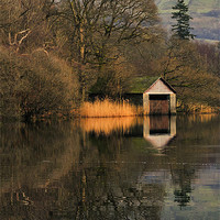 Buy canvas prints of Boathouse Rydalwater by Jason Connolly