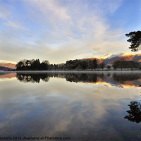 Buy canvas prints of Derwentwater Reflections by Jason Connolly