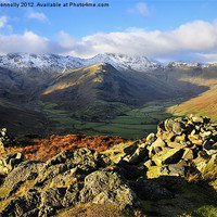 Buy canvas prints of Great langdale by Jason Connolly