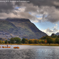 Buy canvas prints of Boats At Llanberis by Jason Connolly