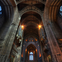 Buy canvas prints of Liverpool Anglican cathedral by Jason Connolly