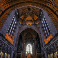Buy canvas prints of Liverpool Cathedral, England by Jason Connolly