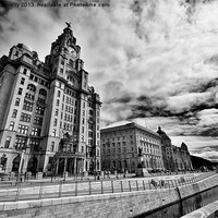 Buy canvas prints of The Three Graces, Liverpool by Jason Connolly