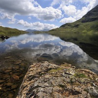 Buy canvas prints of Stickle Tarn, Cumbria by Jason Connolly