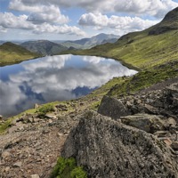 Buy canvas prints of Stickle Tarn Views by Jason Connolly