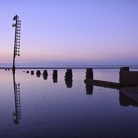 Buy canvas prints of Last Light At Fleetwood by Jason Connolly