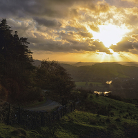 Buy canvas prints of Sunset Over Lakeside, Windermere by Jason Connolly