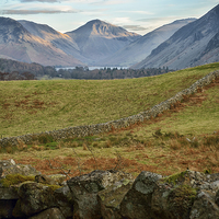 Buy canvas prints of A Glimpse Of Wastwater by Jason Connolly