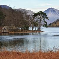 Buy canvas prints of Wastwater Boathouse by Jason Connolly