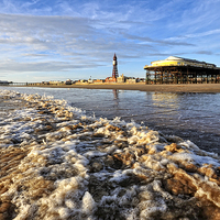 Buy canvas prints of Blackpool By The Sea by Jason Connolly
