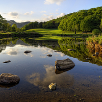 Buy canvas prints of The River Brathay, Elterwater by Jason Connolly