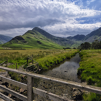 Buy canvas prints of Fleetwith Pike And Haystacks by Jason Connolly
