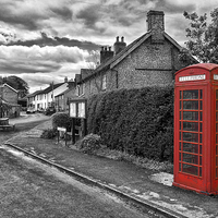 Buy canvas prints of Red Box Churchtown. by Jason Connolly