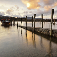 Buy canvas prints of Derwentwater Sunset by Jason Connolly