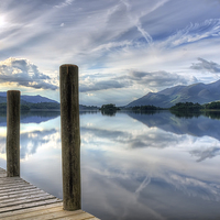Buy canvas prints of Derwentwater Jetty by Jason Connolly