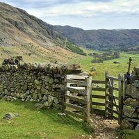 Buy canvas prints of The Great Langdale Valley by Jason Connolly