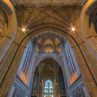 Buy canvas prints of  Liverpool Anglican cathedral by Jason Connolly