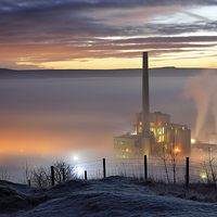 Buy canvas prints of  Castleton Sunrise by Jason Connolly