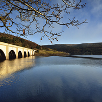 Buy canvas prints of   Ashopton Viaduct by Jason Connolly