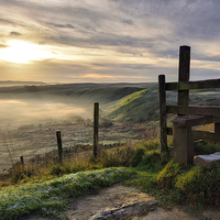 Buy canvas prints of  Views From Hollins Cross by Jason Connolly