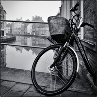 Buy canvas prints of  Bruges Bicycle by Jason Connolly