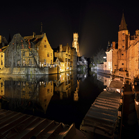 Buy canvas prints of  Reflections Of Bruges by Jason Connolly