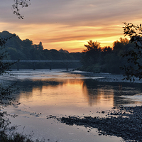 Buy canvas prints of  River Ribble Sunrise by Jason Connolly