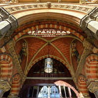 Buy canvas prints of  St Pancras Hotel, London by Jason Connolly