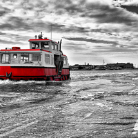 Buy canvas prints of  Knott End Ferry by Jason Connolly