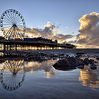 Buy canvas prints of Central Pier, Blackpool by Jason Connolly