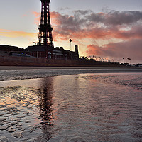 Buy canvas prints of Blackpool Sunrise by Jason Connolly