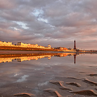 Buy canvas prints of Blackpool reflections by Jason Connolly
