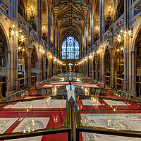 Buy canvas prints of John Rylands Library, Manchester by Jason Connolly