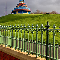 Buy canvas prints of The Mount Pavilion, Fleetwood by Jason Connolly