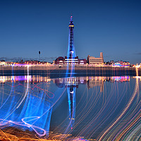 Buy canvas prints of Blackpool Lights by Jason Connolly